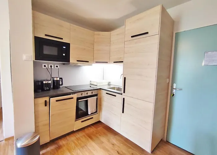 Le Flocon, T2, Wifi, Vue Montagne, Parking Gratuit, 4 Personnes * Bagnères-de-Luchon